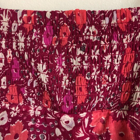 American Eagle Ruffle Tier Sleeveless Floral Dress - Picture 8 of 8